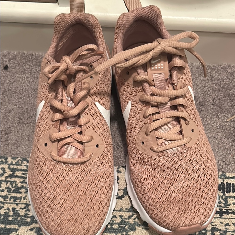 Nike Pink Mesh Athletic Shoes